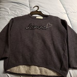 Zara girls sweatshirt